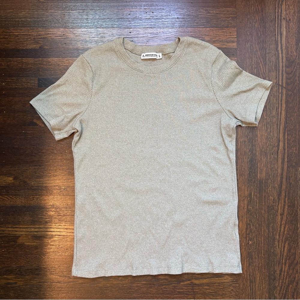American giant ribbed tee, L